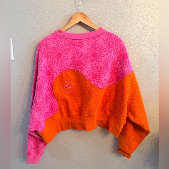 Nike Project Uphoria Sweatshirt Medium Pink and Orange Oversized - Picture 9 of 10